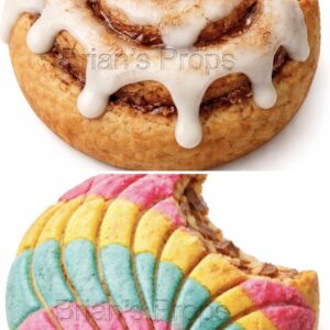 Jumbo Concha & Cinnamon Roll